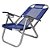 Cadeira de Praia BTF Reclinável Alta Ipanema Azul Royal em Alumínio - Imagem 1